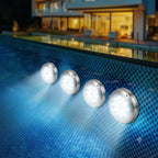 Submersible LED Light with 16-Colour Remote and Suction Cup Mounting for Pools
