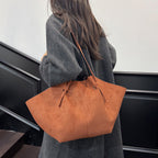 Suede Oversized Tote Bag