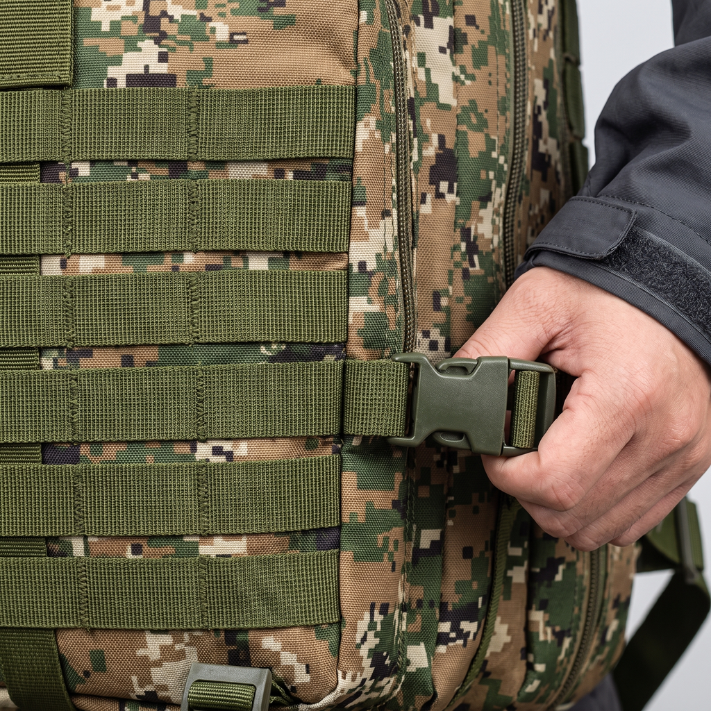 Tactical Backpack - 50 Litre Military Backpack with MOLLE - Hiking Backpack