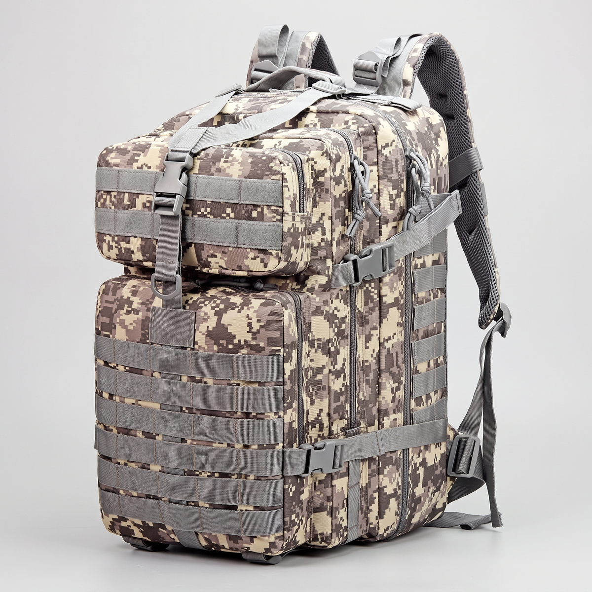 Tactical Backpack - 50 Litre Military Backpack with MOLLE - Hiking Backpack