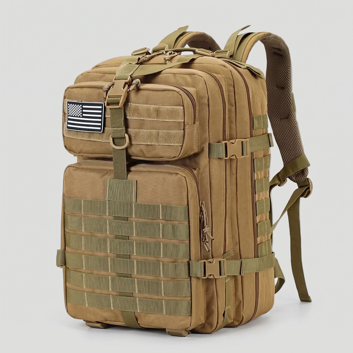 Tactical Backpack - 50 Litre Military Backpack with MOLLE - Hiking Backpack