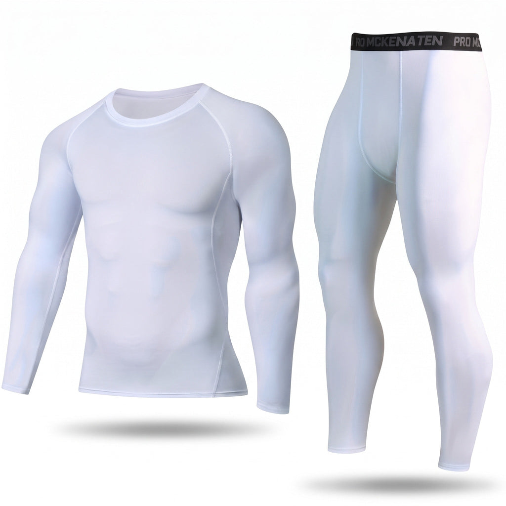 Thermal Base Layer Set 2 Piece Stretch Top Leggings Unisex Underwear