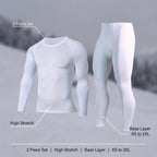 Thermal Base Layer Set 2 Piece Stretch Top Leggings Unisex Underwear