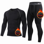 Thermal Base Layer Set 2 Piece Stretch Top Leggings Unisex Underwear