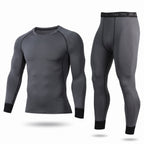 Thermal Base Layer Set 2 Piece Stretch Top Leggings Unisex Underwear