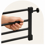 Titanium Steel Retractable No-Drill Indoor Dog Gate