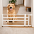 Titanium Steel Retractable No-Drill Indoor Dog Gate