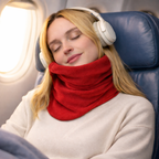 Travel Neck Pillow Wrap Support Cushion Aeroplane Car