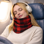 Travel Neck Pillow Wrap Support Cushion Aeroplane Car