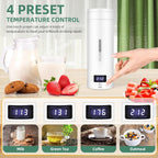TravelMate Portable Electric Kettle with Smart Temperature Control – Compact Travel Water Boiler with LCD Touch