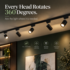 Tubular LED Track Lighting Kit
