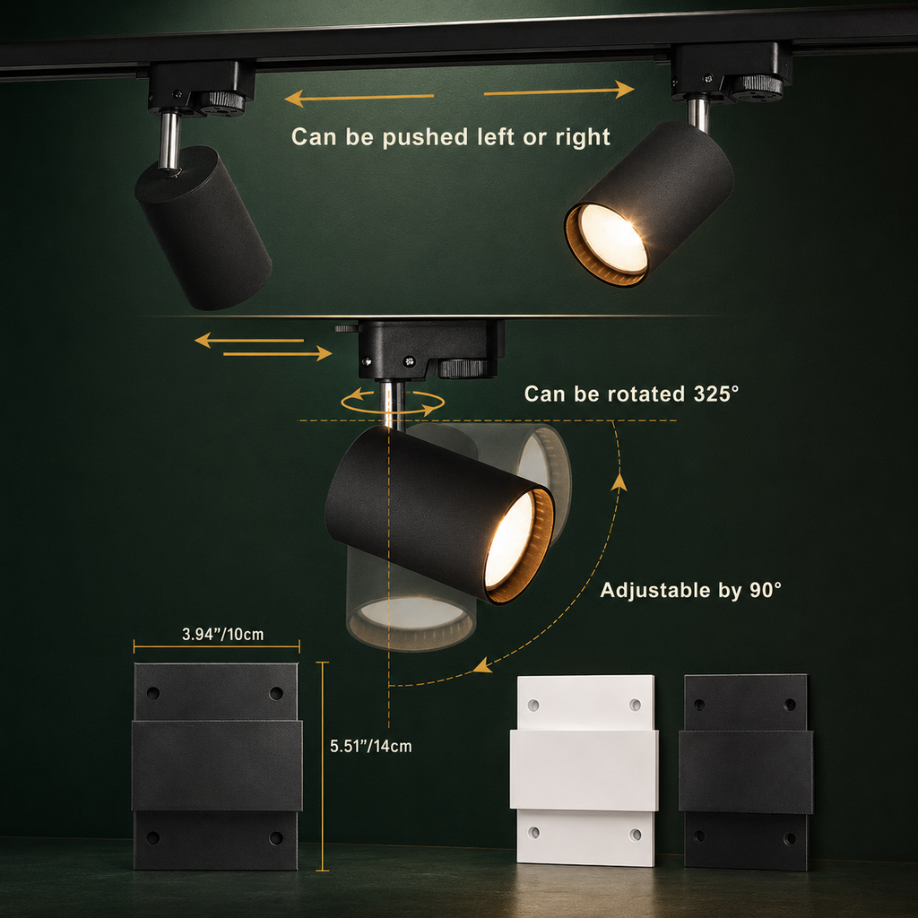 Tubular LED Track Lighting Kit