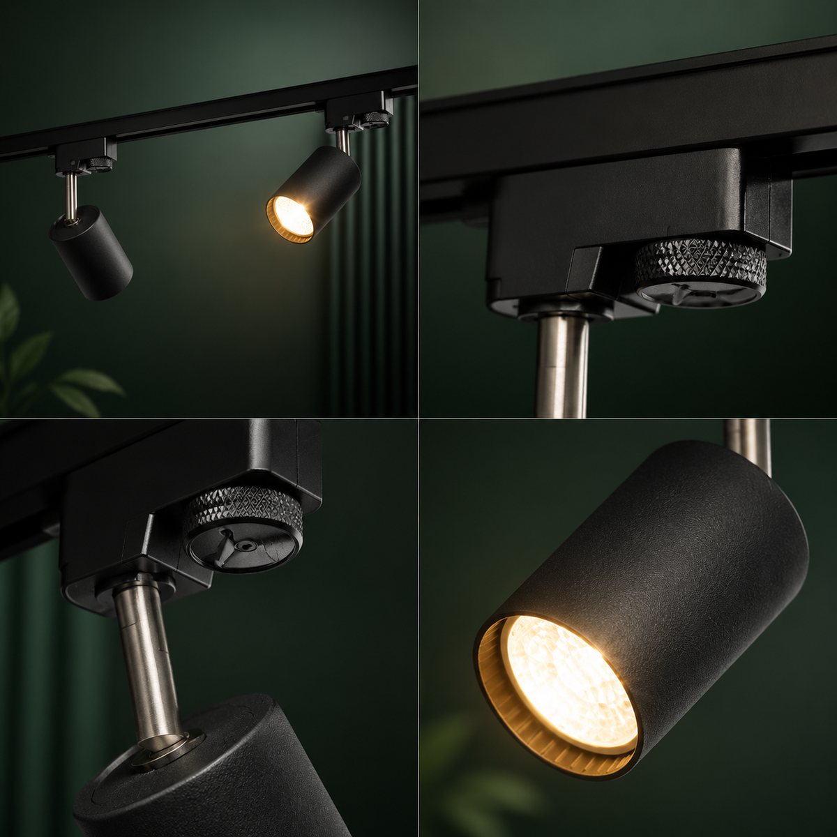 Tubular LED Track Lighting Kit