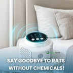 Ultrasonic Rodent Repeller | Indoor/Outdoor Mouse & Rat Plug-In