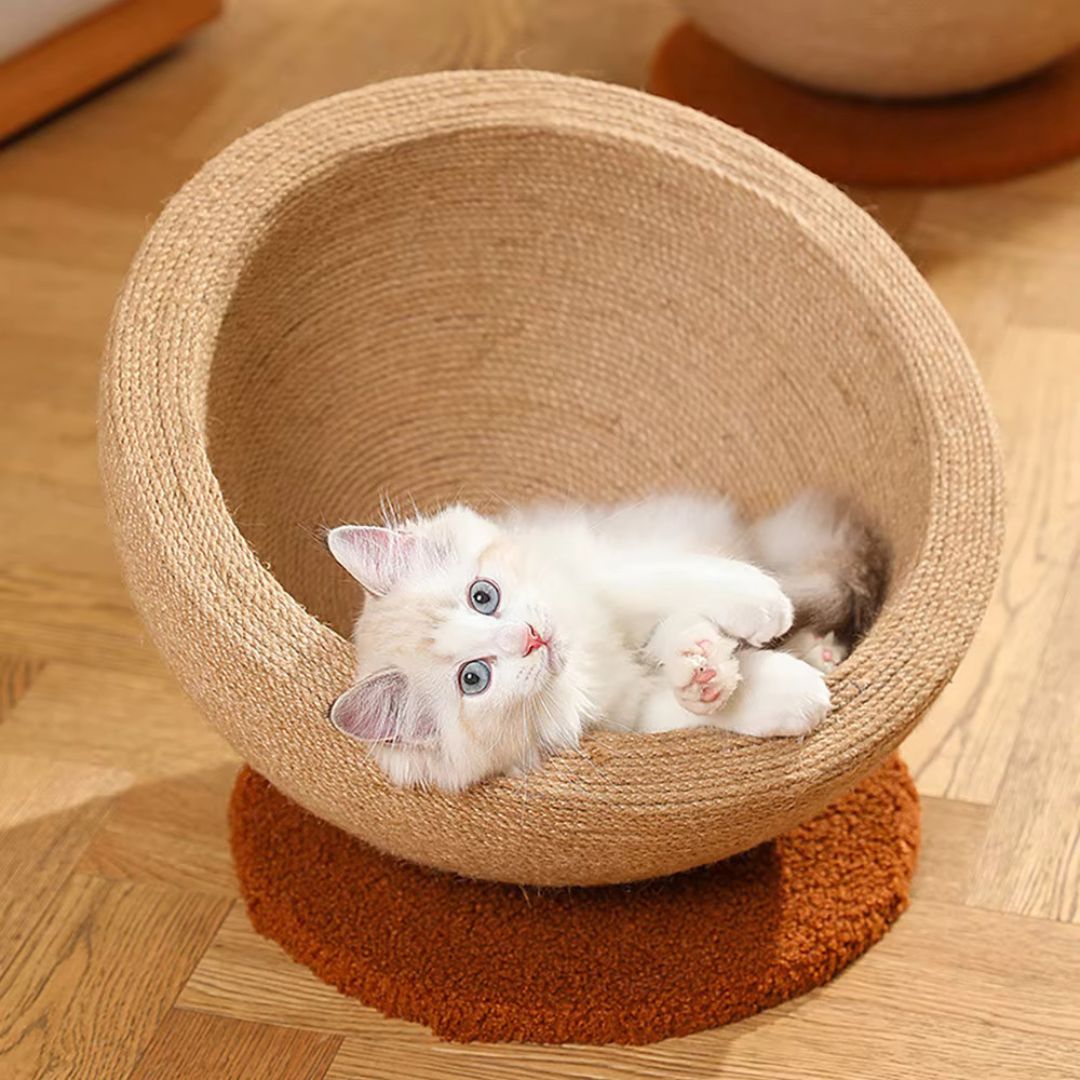 Unisex Cat Sisal Scratching & Sleeping Ball