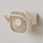 Unisex Ceiling-Mounted Circular Industrial Fan with Swivel Carrying Handle