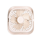 Unisex Ceiling-Mounted Circular Industrial Fan with Swivel Carrying Handle