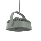 Unisex Ceiling-Mounted Circular Industrial Fan with Swivel Carrying Handle