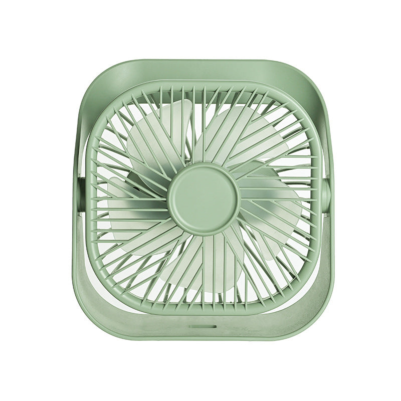 Unisex Ceiling-Mounted Circular Industrial Fan with Swivel Carrying Handle