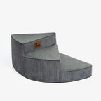Unisex Cosy Corduroy Joint-Friendly Spiral Pet Stairs