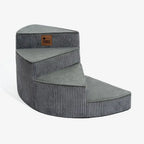 Unisex Cosy Corduroy Joint-Friendly Spiral Pet Stairs
