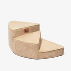 Unisex Cosy Corduroy Joint-Friendly Spiral Pet Stairs