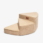 Unisex Cosy Corduroy Joint-Friendly Spiral Pet Stairs