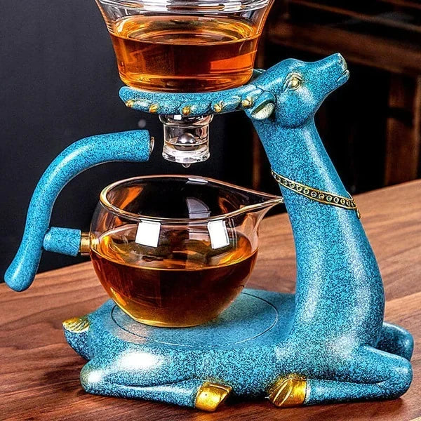 Unisex Magnetic Glass Tea Set for Modern Brewing Rituals