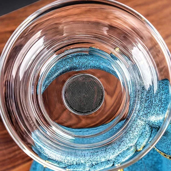 Unisex Magnetic Glass Tea Set for Modern Brewing Rituals
