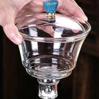 Unisex Magnetic Glass Tea Set for Modern Brewing Rituals