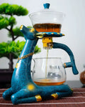 Unisex Magnetic Glass Tea Set for Modern Brewing Rituals