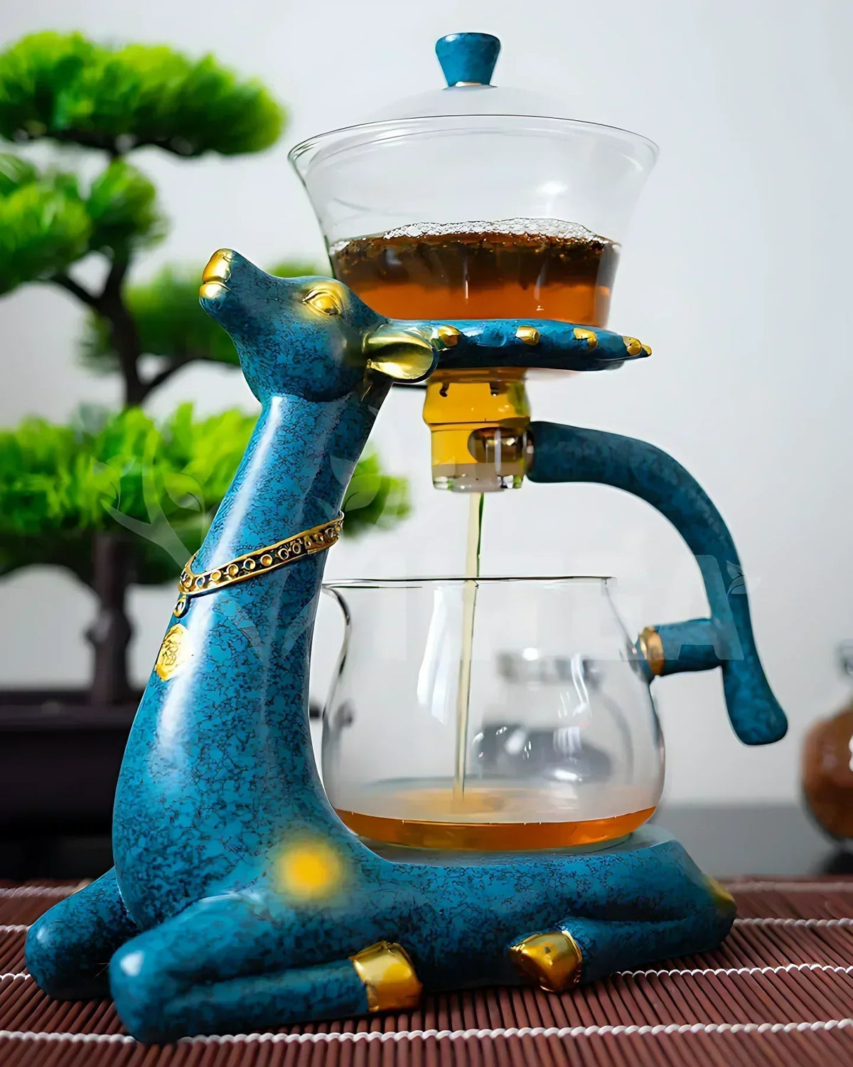 Unisex Magnetic Glass Tea Set for Modern Brewing Rituals