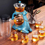 Unisex Magnetic Glass Tea Set for Modern Brewing Rituals