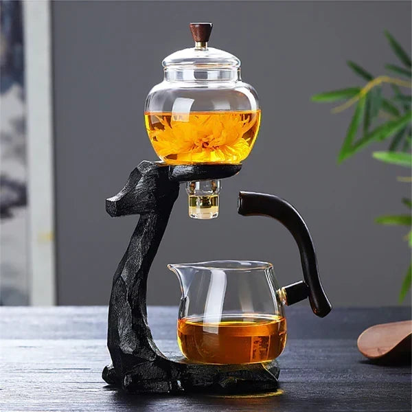 Unisex Magnetic Glass Tea Set for Modern Brewing Rituals