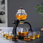 Unisex Magnetic Glass Tea Set for Modern Brewing Rituals