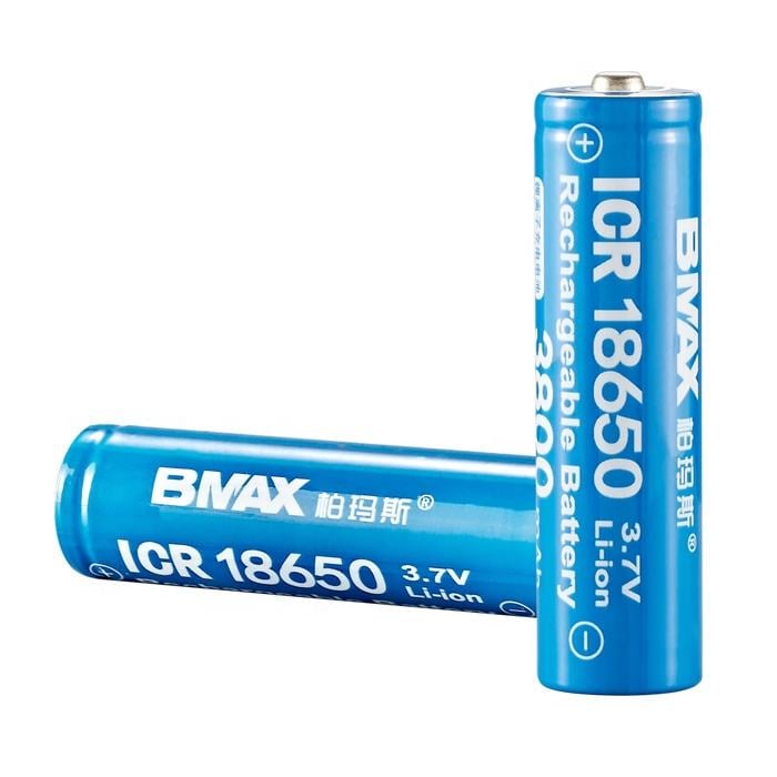 Universal 18650 3.7V Li-ion rechargeable batteries (2-pack)
