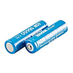 Universal 18650 3.7V Li-ion rechargeable batteries (2-pack)