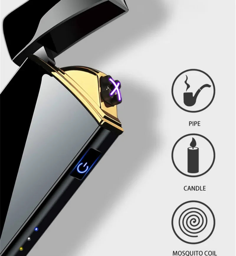 USB Rechargeable Plasma Lighter – Windproof Electric Arc Ignition