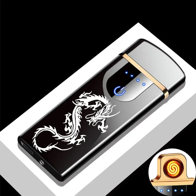 USB Rechargeable Plasma Lighter – Windproof Electric Arc Ignition