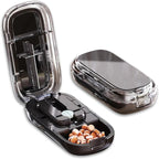 Versatile Portable Pill Cutter and Splitter with Sharp Stainless Steel Blade