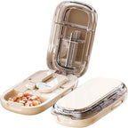 Versatile Portable Pill Cutter and Splitter with Sharp Stainless Steel Blade