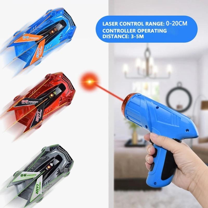 Wall Climbing RC Car with Laser Lights