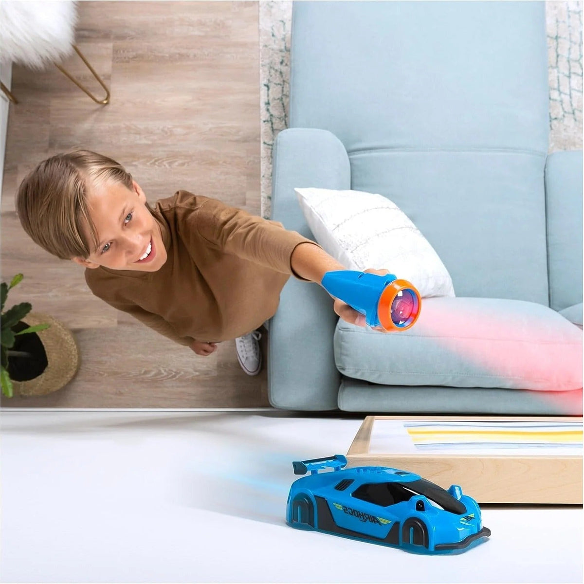 Wall Climbing RC Car with Laser Lights