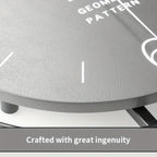 Wall Clock, Silent Non-Ticking Iron, Large Easy-Read Numbers, Scandinavian Style