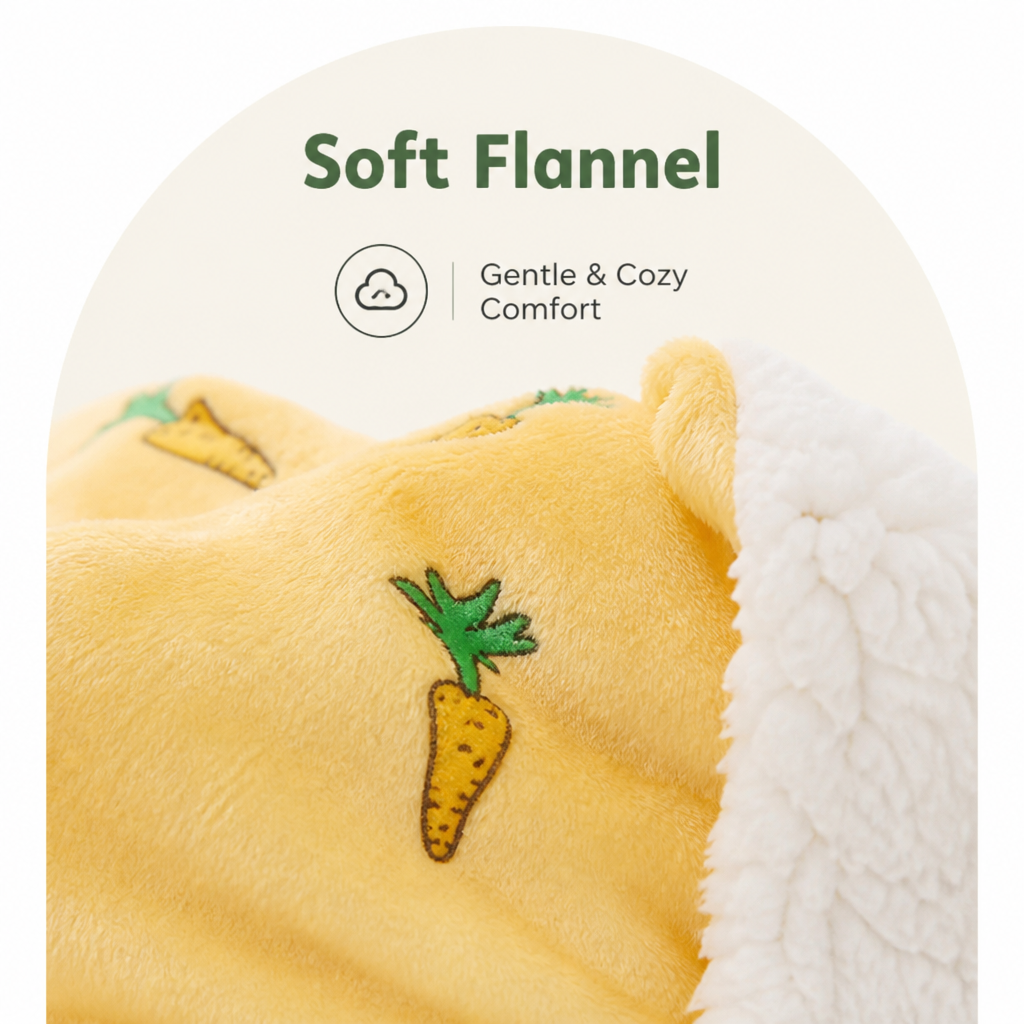 Warm & Soft Flannel Pet Blanket (Machine Washable)