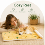 Warm & Soft Flannel Pet Blanket (Machine Washable)