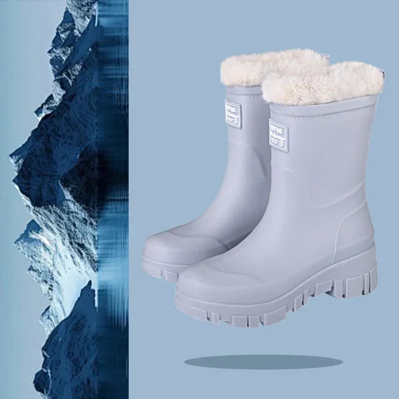 Waterproof Ankle Boots, Cosy Lining, Slip-Resistant Sole