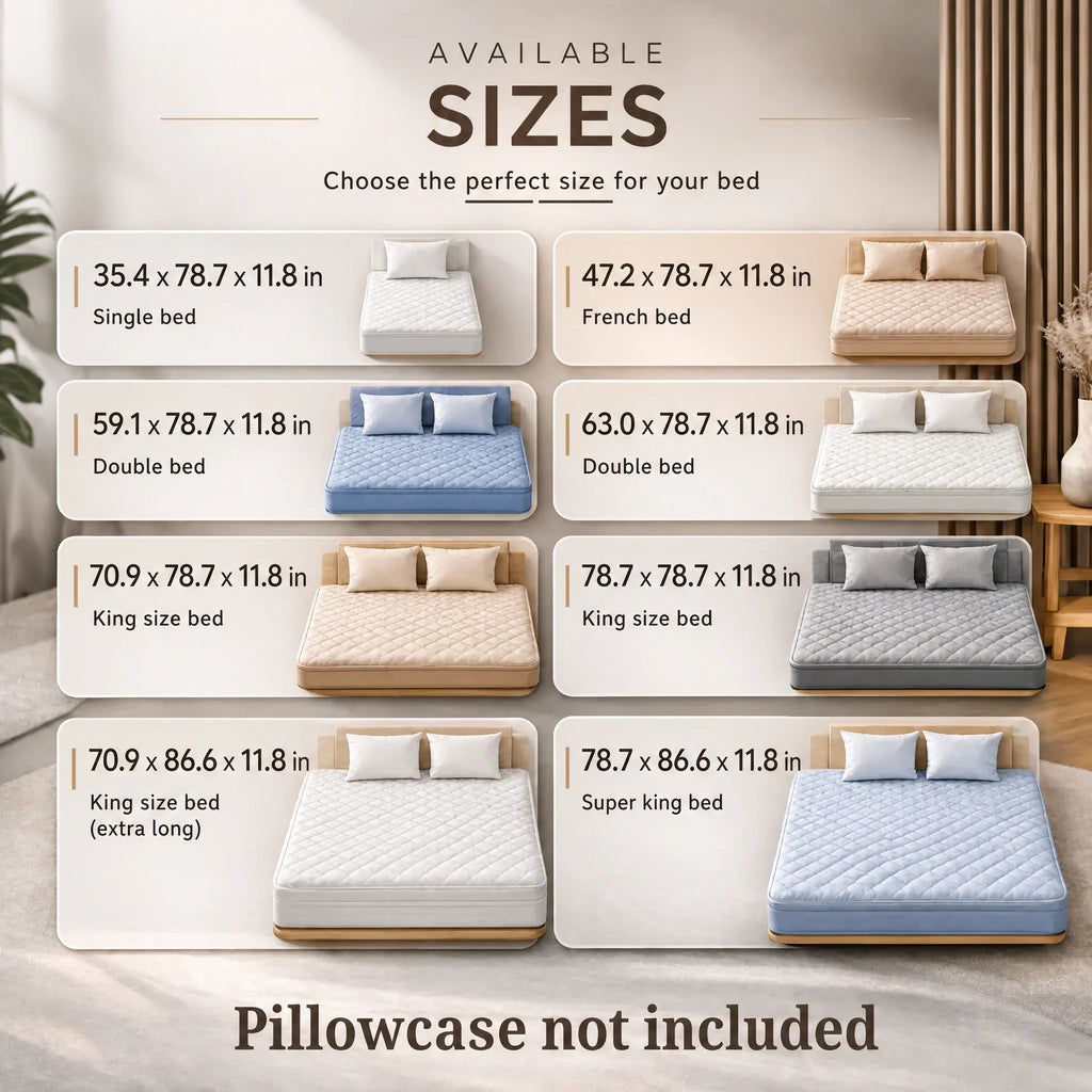 Waterproof Mattress Protector | Mattress Cover for Sleep Comfort