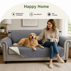 Waterproof Quilted & Non-Slip Sofa Cover (Fitted)
