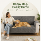 Waterproof Quilted Stretch Sofa Slipcover (Universal Fit)